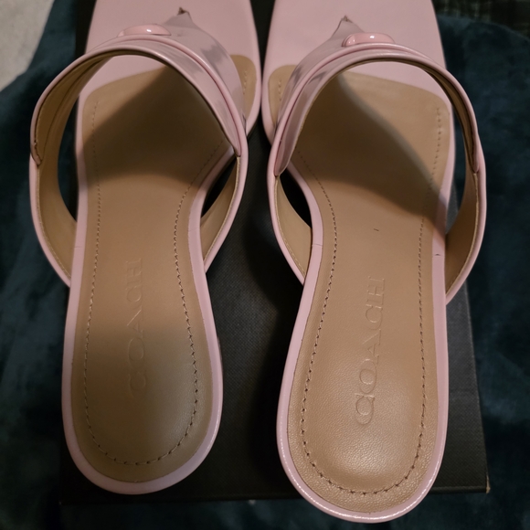Coach Shoes - Coach Women's Blush Pink Slide Sandals